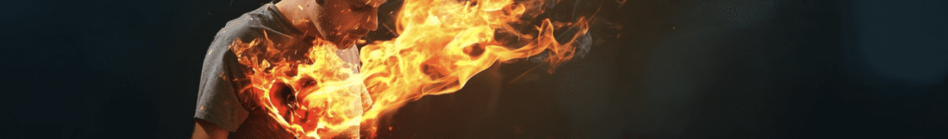 man baptized by fire and the holy ghost