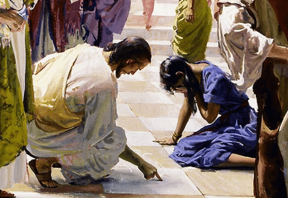 Jesus counsels a woman to have real intent and full purpose of heart